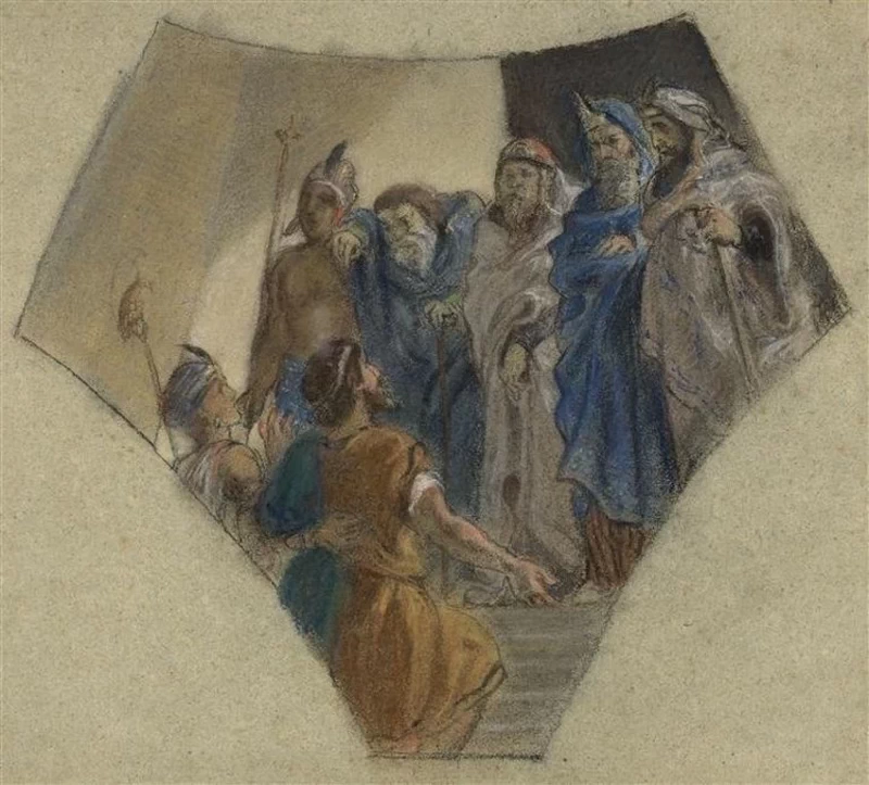 Studio per un ciondolo Erodoto che consulta i Magi - Museo del Louvre, Parigi